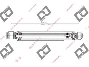 DJ PARTS DS1563GT amortizatorius 
 Pakaba -> Amortizatorius
UC8628700