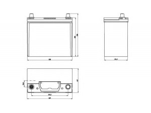 OPEN PARTS BT045A2.01 starterio akumuliatorius 
 Elektros įranga -> Akumuliatorius
2880033060000, 31500SCAE011M1, 31500SCAE02