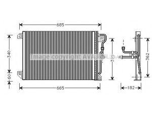 AVA QUALITY COOLING JE5020 kondensatorius, oro kondicionierius 
 Oro kondicionavimas -> Kondensatorius
55115863