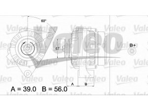 VALEO 437191 kintamosios srovės generatorius 
 Elektros įranga -> Kint. sr. generatorius/dalys -> Kintamosios srovės generatorius
5705-4G, 5705-5L, 5705-GE, 57054G