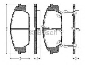 BOSCH 0 986 TB2 364 stabdžių trinkelių rinkinys, diskinis stabdys 
 Techninės priežiūros dalys -> Papildomas remontas
06450-S5T-E00, 45022-S2A-E01, 45022-S2A-E10