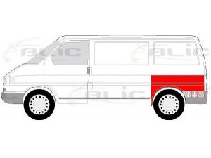 BLIC 6504-03-9558575P sparnas 
 Kėbulas -> Transporto priemonės galas -> Sparnas/montavimo dalys