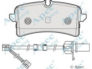APEC braking PAD1939 stabdžių trinkelių rinkinys, diskinis stabdys 
 Techninės priežiūros dalys -> Papildomas remontas
4H0698451E, 4H0698451F