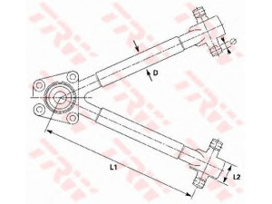 TRW JVL0014 vikšro valdymo svirtis 
 Ašies montavimas/vairavimo mechanizmas/ratai -> Valdymo svirtis/pasukamosios svirties sujungimas -> Vairo trauklės (valdymo svirtis, išilginis balansyras, diago
3563301510, 6133300110