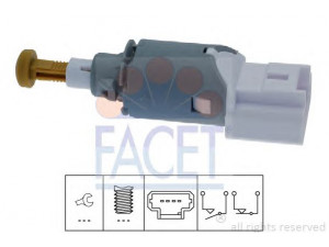 FACET 7.1225 stabdžių žibinto jungiklis 
 Stabdžių sistema -> Stabdžių žibinto jungiklis
25320-00Q0A, 44 19 587, 82 00 168 238