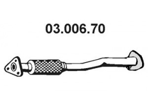 EBERSPÄCHER 03.006.70 išleidimo kolektorius 
 Išmetimo sistema -> Išmetimo vamzdžiai