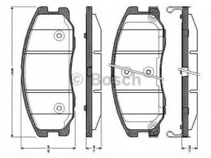BOSCH 0 986 TB3 017 stabdžių trinkelių rinkinys, diskinis stabdys 
 Techninės priežiūros dalys -> Papildomas remontas
96626070, 96626070, 96 626 070