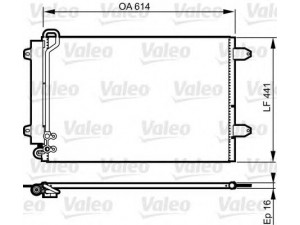 VALEO 814002 kondensatorius, oro kondicionierius 
 Oro kondicionavimas -> Kondensatorius
3C0820411C, 3C0820411E