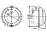 HELLA 2BA 001 240-301 indikatorius
250 6753KZ5025-80, 2506 753, 7.521.113.500