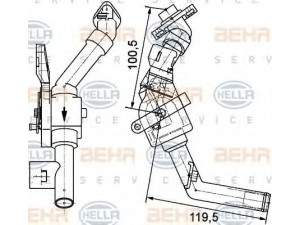 HELLA 9XL 351 328-101 valdymo vožtuvas, aušinimo skystis
001 830 16 84, A 001 830 16 84