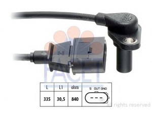 FACET 9.0220 RPM jutiklis, automatinė transmisija 
 Transmisija -> Automatinė pavarų dėžė -> Jutiklis
01M 927 321 B, 01M 927 321 B, 01M 927 321 B