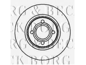 BORG & BECK BBD4970 stabdžių diskas 
 Dviratė transporto priemonės -> Stabdžių sistema -> Stabdžių diskai / priedai
8A0615301A, 8A0615301E, 8AO615301A