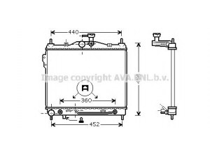 AVA QUALITY COOLING HYA2100 radiatorius, variklio aušinimas 
 Aušinimo sistema -> Radiatorius/alyvos aušintuvas -> Radiatorius/dalys
253101C150
