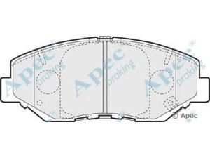 APEC braking PAD1284 stabdžių trinkelių rinkinys, diskinis stabdys 
 Techninės priežiūros dalys -> Papildomas remontas
06450S9AA00, 06450S9AE51, 45022S9AA00