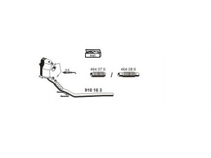 ERNST 010865 išmetimo sistema 
 Išmetimo sistema -> Išmetimo sistema, visa