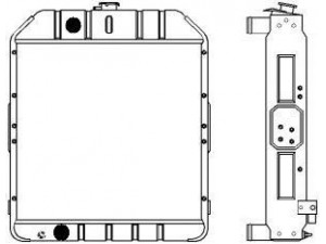 SAKURA  Automotive 1321-0405 radiatorius, variklio aušinimas