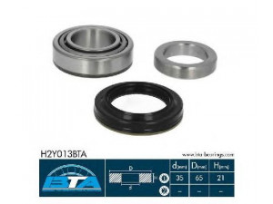 BTA H2Y013BTA rato guolio komplektas 
 Ašies montavimas/vairavimo mechanizmas/ratai -> Rato stebulė/montavimas -> Rato guolis
77 01 208 950, 77 01 209 838, 05012824AA