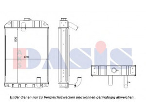AKS DASIS 440566N radiatorius, variklio aušinimas