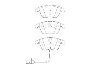 WAGNER WBP24705A stabdžių trinkelių rinkinys, diskinis stabdys 
 Techninės priežiūros dalys -> Papildomas remontas
8K0 698 151 A, 8K0 698 151 F, 8K0698151A