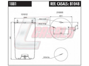 CASALS B1048 dėklas, pneumatinė pakaba 
 Pakaba -> Pneumatinė pakaba
0542940010