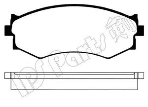 IPS Parts IBD-1144 stabdžių trinkelių rinkinys, diskinis stabdys 
 Techninės priežiūros dalys -> Papildomas remontas
41060-32R93, 41060-32R94, 41060-89E91