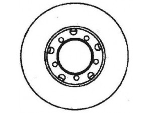 JURID 561135JC stabdžių diskas 
 Stabdžių sistema -> Diskinis stabdys -> Stabdžių diskas