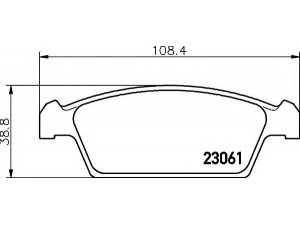 HELLA 8DB 355 017-001 stabdžių trinkelių rinkinys, diskinis stabdys 
 Techninės priežiūros dalys -> Papildomas remontas
5521050E20