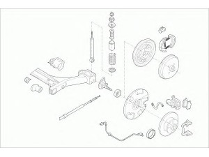 SACHS VW-GOLF-RS021 vairavimo mechanizmas; rato pakaba 
 Ašies montavimas/vairavimo mechanizmas/ratai -> Prekių paieška pagal schemą