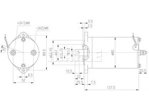 MAHLE ORIGINAL MM 68 elektrovariklis