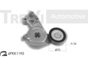 TREVI AUTOMOTIVE KA1080 V formos rumbuotas diržas, komplektas 
 Techninės priežiūros dalys -> Techninės priežiūros intervalai