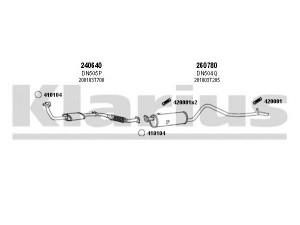 KLARIUS 270384E išmetimo sistema