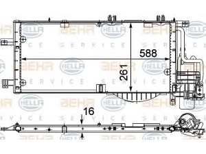 HELLA 8FC 351 301-201 kondensatorius, oro kondicionierius 
 Oro kondicionavimas -> Kondensatorius
13106020, 13106021, 18 50 093, 93177423