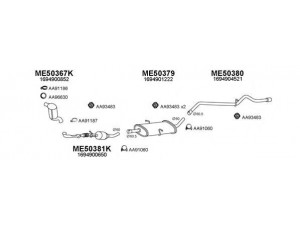 VENEPORTE 500256 išmetimo sistema 
 Išmetimo sistema -> Išmetimo sistema, visa