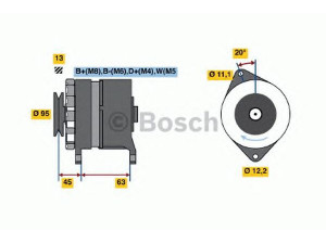 BOSCH 0 120 469 037 kintamosios srovės generatorius
60187584, 97107321