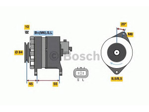 BOSCH 0 986 080 910 kintamosios srovės generatorius 
 Elektros įranga -> Kint. sr. generatorius/dalys -> Kintamosios srovės generatorius
37300 42621, 37300 47400, 37300 47450