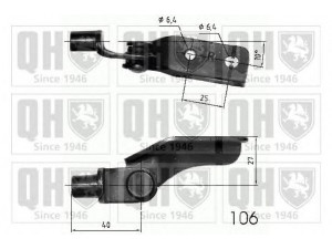 QUINTON HAZELL QTS840236 dujinė spyruoklė, bagažinė 
 Priedai -> Bagažinė/pakrovimo skyrius
C100-62-620D