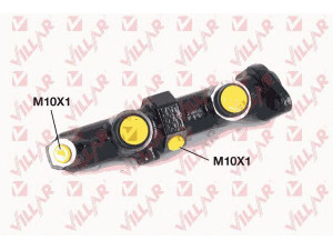 VILLAR 621.3373 pagrindinis cilindras, stabdžiai 
 Stabdžių sistema -> Pagrindinis stabdžių cilindras
95496631, 95595193, 9559519380