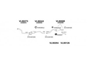 VENEPORTE 900140 išmetimo sistema 
 Išmetimo sistema -> Išmetimo sistema, visa