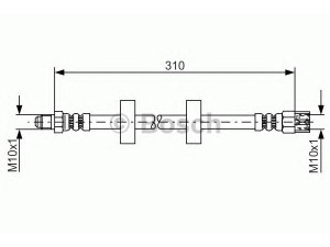 BOSCH 1 987 476 217 stabdžių žarnelė 
 Stabdžių sistema -> Stabdžių žarnelės
171 611 701 G, 171 611 701 L, 171 611 701 G