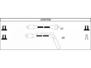 NIPPARTS J5387008 uždegimo laido komplektas 
 Kibirkšties / kaitinamasis uždegimas -> Uždegimo laidai/jungtys
22450-AA080, 22451-AA040, 22451-AA060