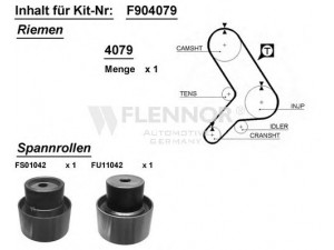 FLENNOR F904079 paskirstymo diržo komplektas 
 Techninės priežiūros dalys -> Papildomas remontas
71754845, 71754845, 71754845