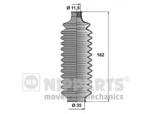 NIPPARTS J2845005 gofruotoji membrana, vairavimas 
 Vairavimas -> Gofruotoji membrana/sandarinimai
45535-97201, BA29-32-125, 48203-01F00