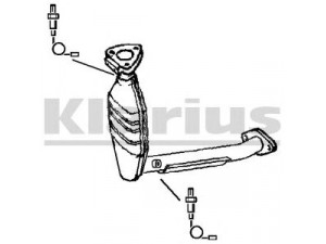 KLARIUS 321682 katalizatoriaus keitiklis 
 Išmetimo sistema -> Katalizatoriaus keitiklis
1114412, 1206456, 1338300