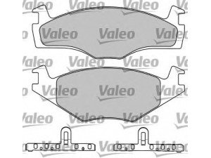 VALEO 597044 stabdžių trinkelių rinkinys, diskinis stabdys 
 Techninės priežiūros dalys -> Papildomas remontas
321698151, 191698151H, 191698151J