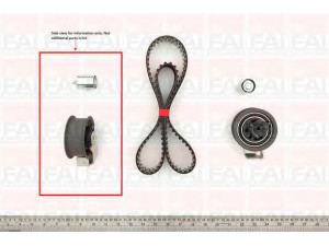 FAI AutoParts TBK164 paskirstymo diržo komplektas 
 Techninės priežiūros dalys -> Papildomas remontas