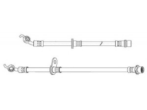 KAWE 514565 stabdžių žarnelė 
 Stabdžių sistema -> Stabdžių žarnelės
90947W2018