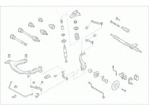 SACHS VW-PASSA-FS037 vairavimo mechanizmas; rato pakaba 
 Ašies montavimas/vairavimo mechanizmas/ratai -> Prekių paieška pagal schemą