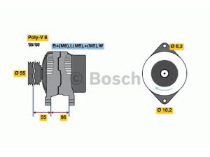 BOSCH 0 986 040 241 kintamosios srovės generatorius
77 00 862 613, 77 01 352 354