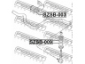 FEBEST SZSB-003 skersinio stabilizatoriaus įvorių komplektas
42412-66D00, 42412-68D00