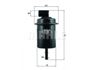KNECHT KL 453 kuro filtras 
 Techninės priežiūros dalys -> Papildomas remontas
3191105000